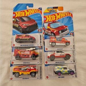 HotWheels First Response Set Of 6 Cars